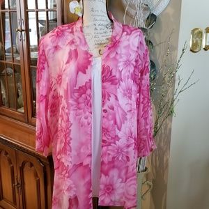 SUMMER CLEARANCE:DRAPER & DAMON Button Front Tunic